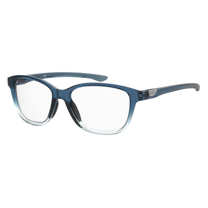 Under Armour Women’s Optical Glasses – Blue Square Frame, 53mm