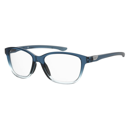 Under Armour Women’s Optical Glasses – Blue Square Frame, 53mm
