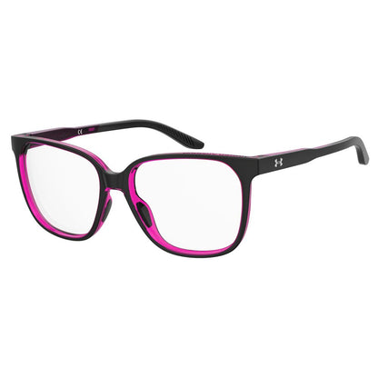 Under Armour Women’s Optical Glasses – Black Square Frame, 54mm