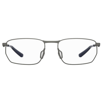 Under Armour Gray Metal Frames – Stylish Square Optical Glasses