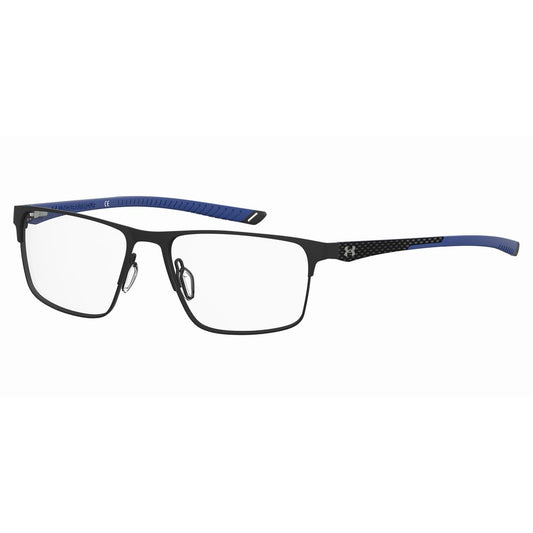 Under Armour Men's Optical Glasses – Black Square Frame, 56mm