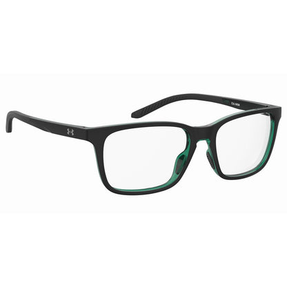 Under Armour Unisex Optical Glasses – Black Square Frames, 56mm