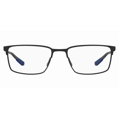 Under Armour Black Metal Optical Glasses – 60mm Square Frame
