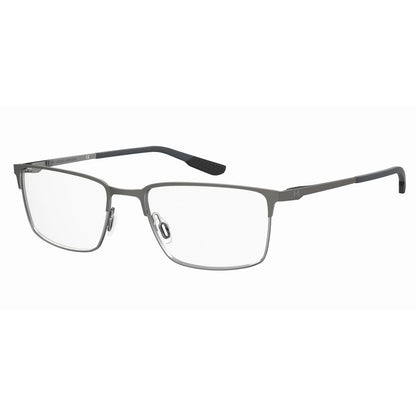 Under Armour Gray Metal Frames – Square Full-Rim, 60mm
