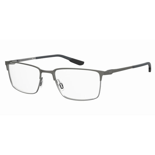 Under Armour Gray Metal Frames – Square Full-Rim, 60mm