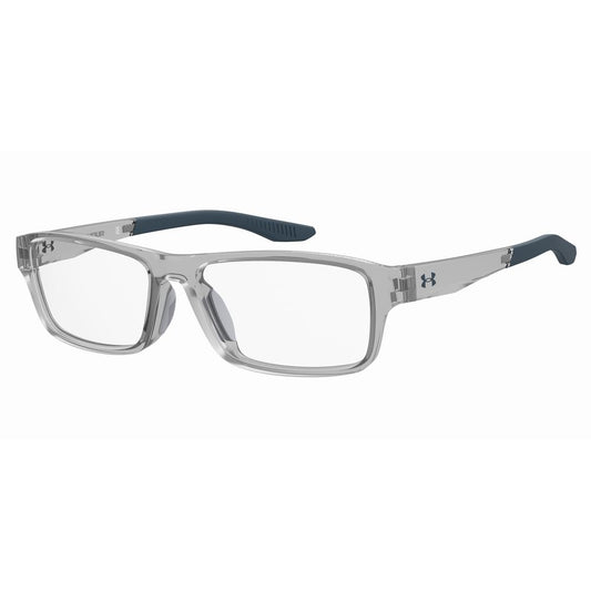 Under Armour Gray Resin Optical Glasses – Square Frame, 58mm