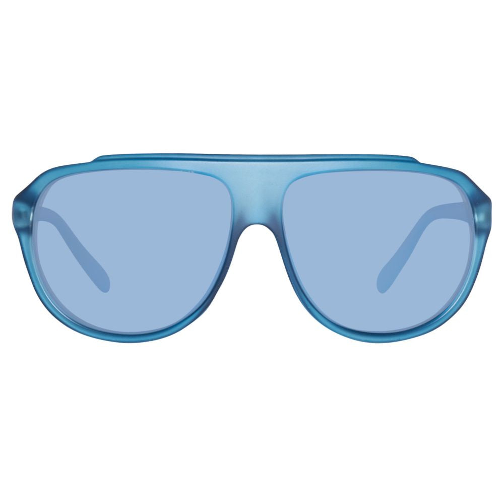 Benetton Men’s Sunglasses – Blue Injected Frame, Stylish Design