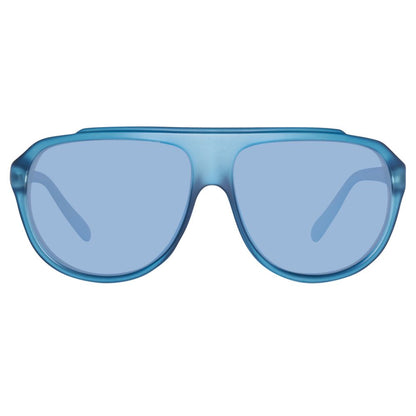 Benetton Men’s Sunglasses – Blue Injected Frame, Stylish Design