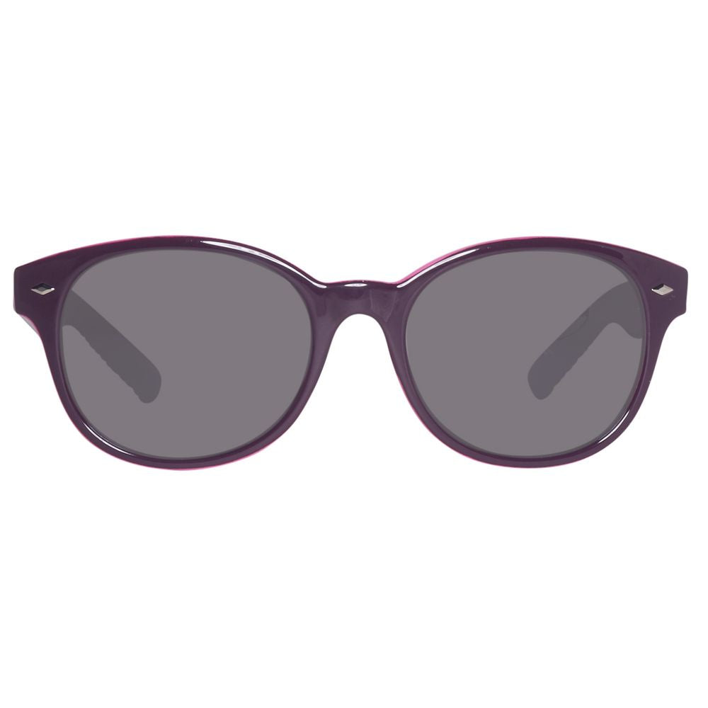 Benetton Women's Sunglasses – Purple Injected Frame, 51mm Lenses