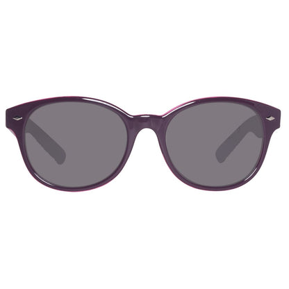 Benetton Women's Sunglasses – Purple Injected Frame, 51mm Lenses