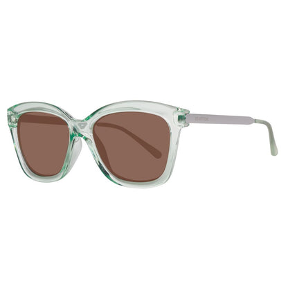 Benetton Women’s Sunglasses – Green Resin Frame, Gradient Lenses