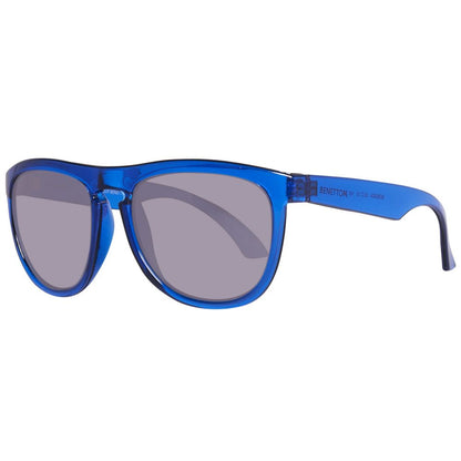 Benetton Men's Sunglasses – Blue Injected Frame, Antireflective Lenses