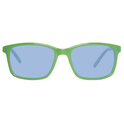 Benetton Men’s Sunglasses – Green Plastic Frame, Full UV Protection