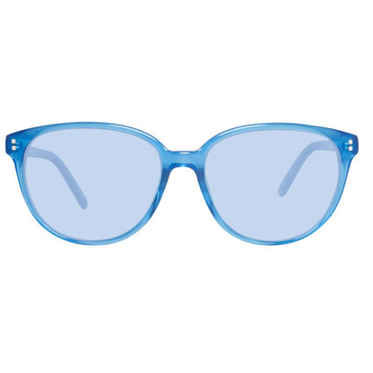 Benetton Men’s Sunglasses – Blue Plastic Frame, Classic Style