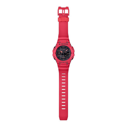 Casio Red Resin Watch with Carbon Case
