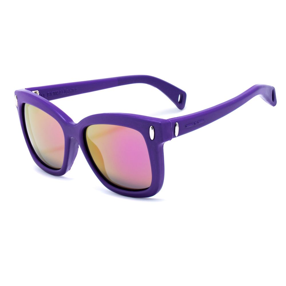 Italia Independent Women's Sunglasses – Purple Rubber Frame