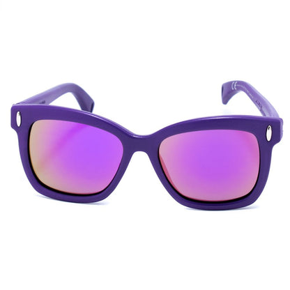 Italia Independent Women's Sunglasses – Purple Rubber Frame