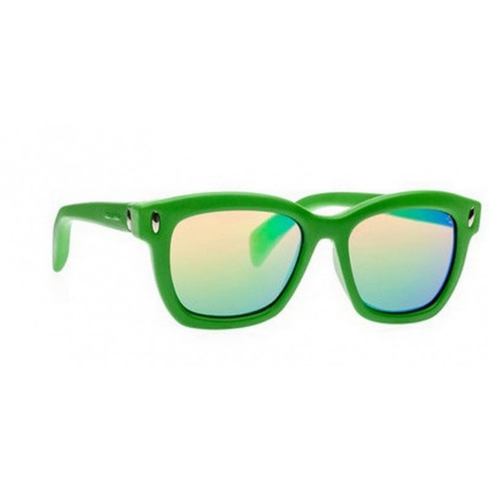 Italia Independent Green Sunglasses – Unisex Rubber Frame