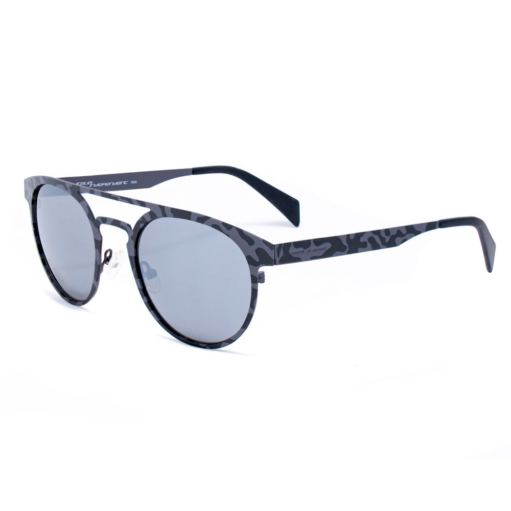 Italia Independent Gray Metal Sunglasses – Unisex Style, 51mm Lenses