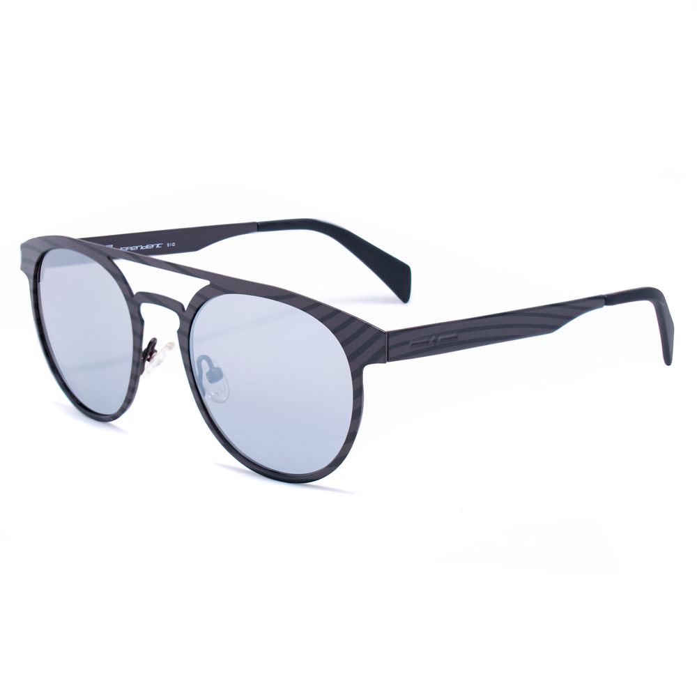 Italia Independent Gray Metal Sunglasses – Unisex Style