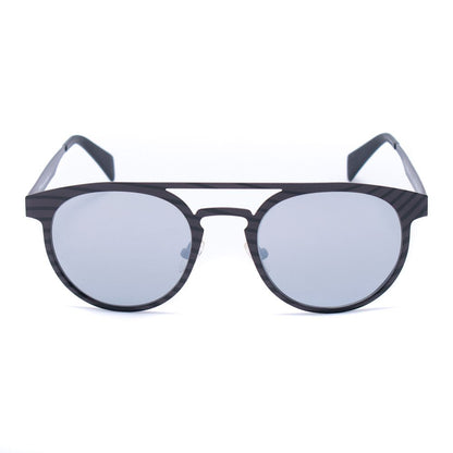 Italia Independent Gray Metal Sunglasses – Unisex Style