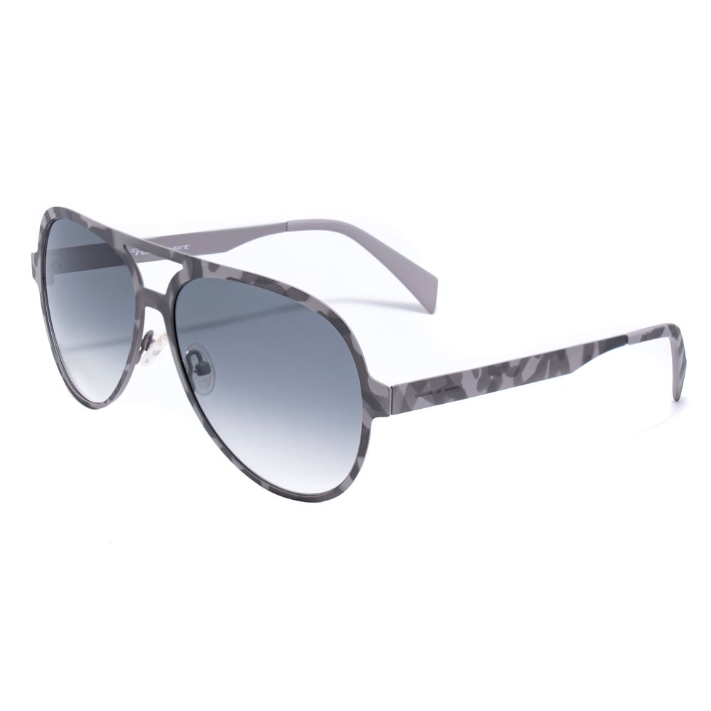 Italia Independent Men's Sunglasses – Grey Metal Frame