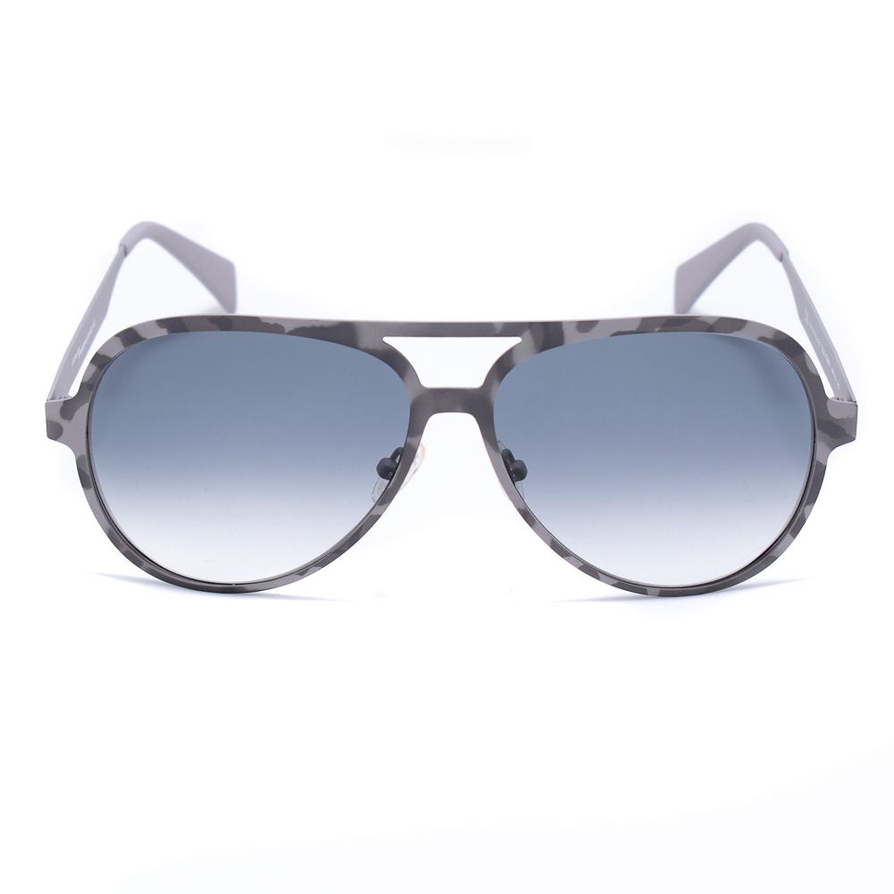 Italia Independent Men's Sunglasses – Grey Metal Frame
