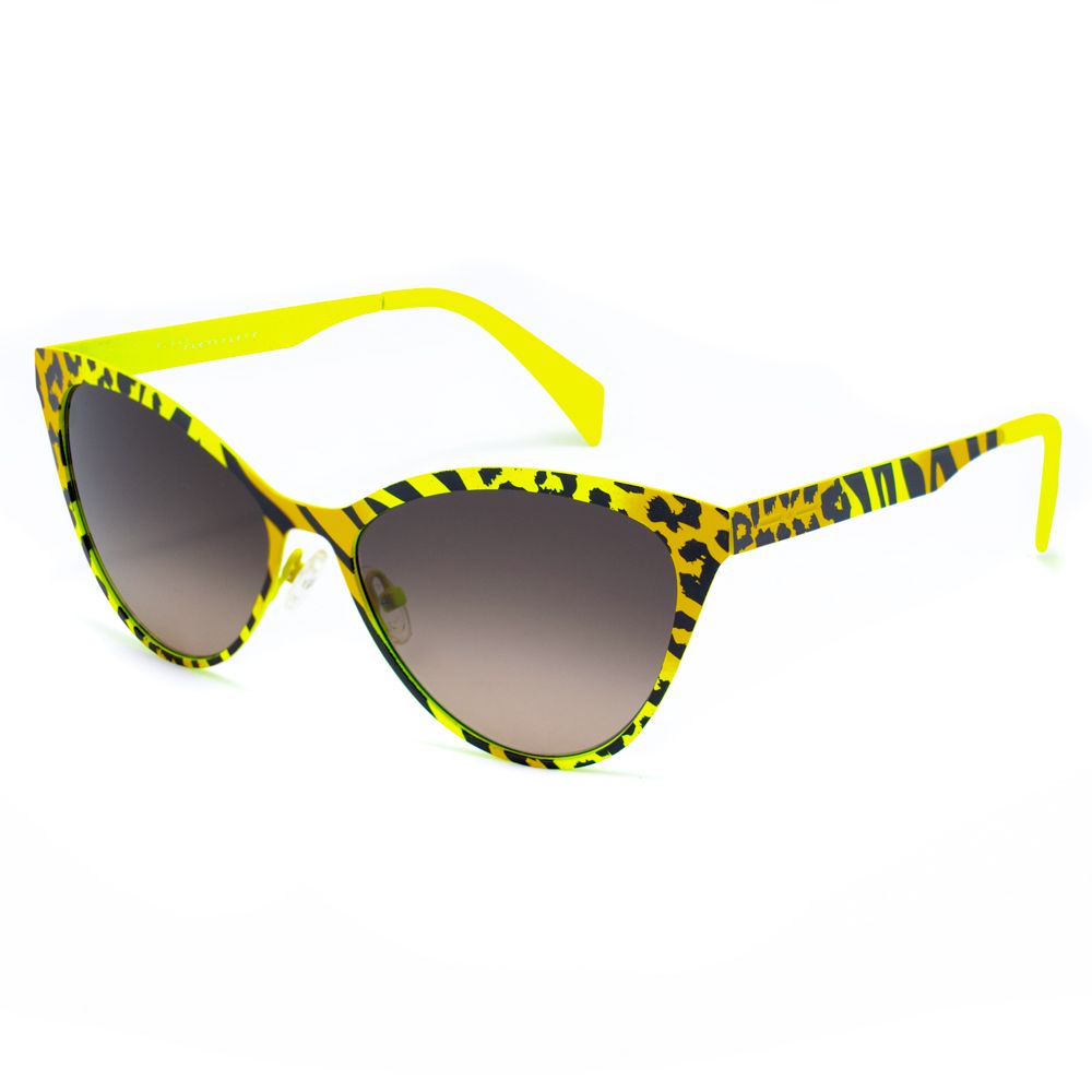 Italia Independent Women’s Sunglasses – Yellow Metal Frame