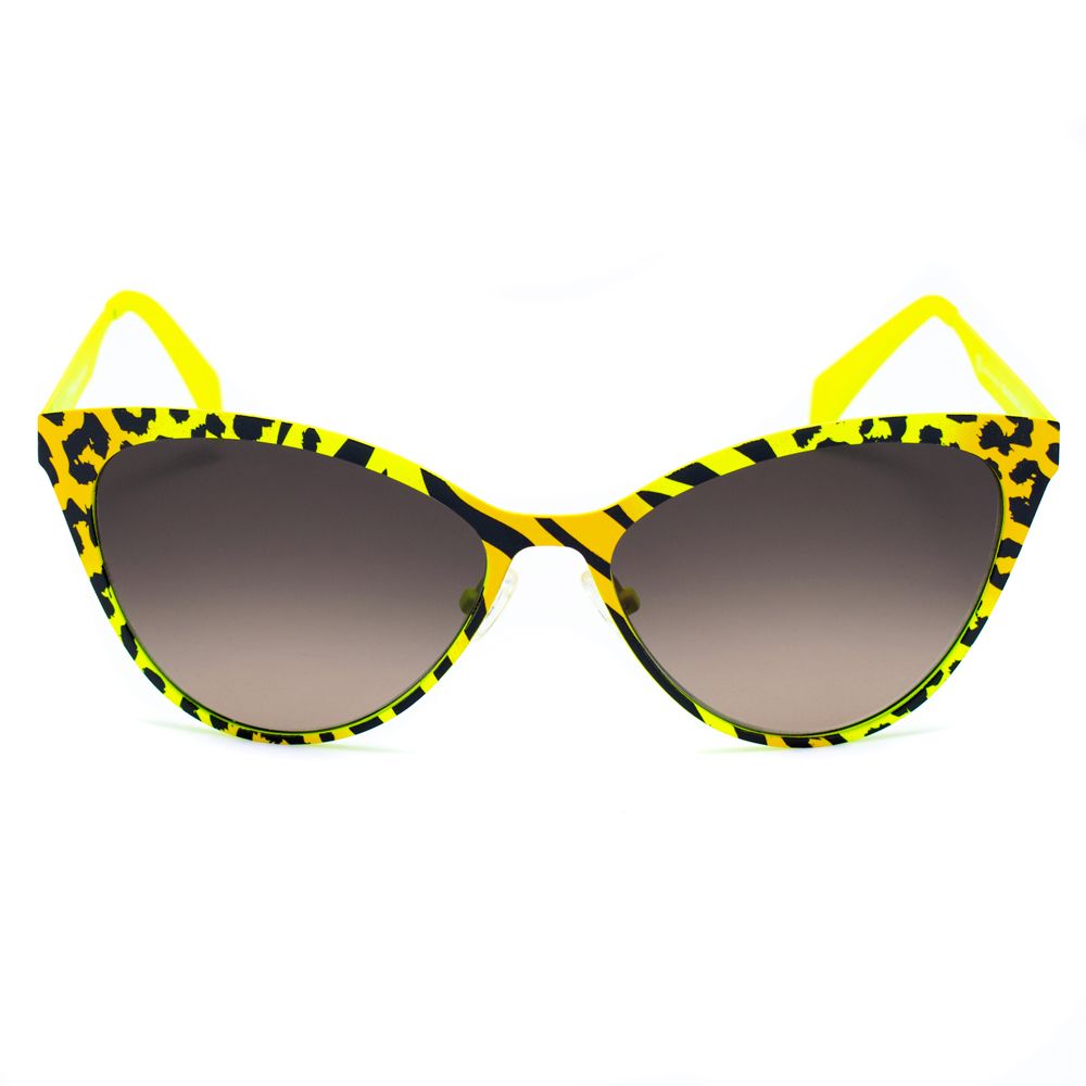 Italia Independent Women’s Sunglasses – Yellow Metal Frame