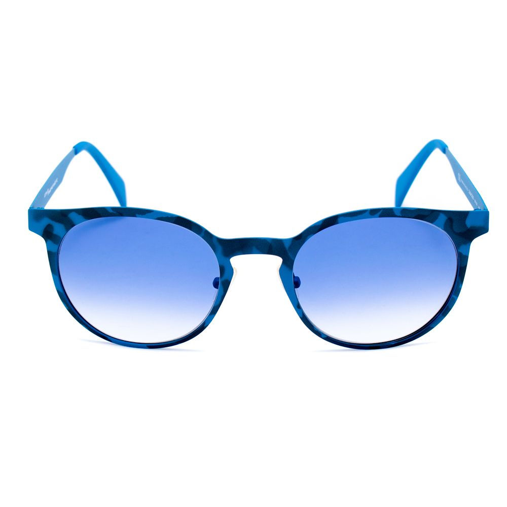 Italia Independent Unisex Blue Metal Sunglasses