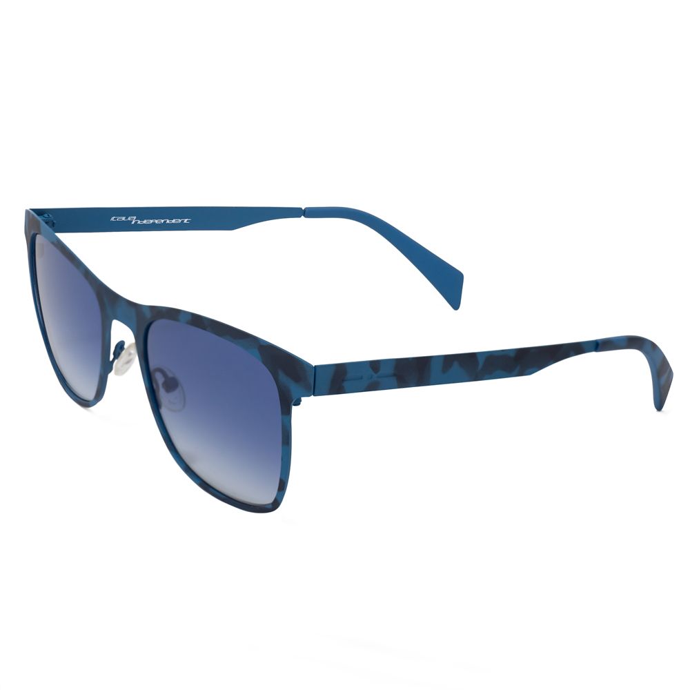 Italia Independent Unisex Sunglasses – Blue Metal Frame, Square Plate