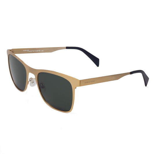 Italia Independent Gold Metal Sunglasses – Unisex Design, 53mm Lens