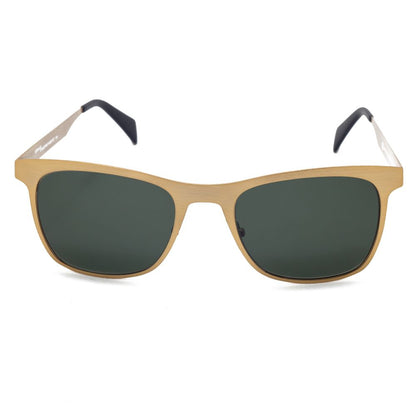 Italia Independent Gold Metal Sunglasses – Unisex Design, 53mm Lens