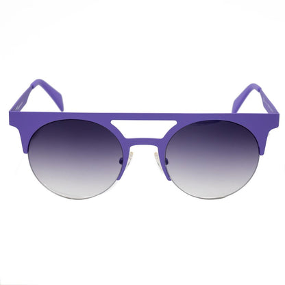 Italia Independent Purple Sunglasses – Unisex Metal Frame