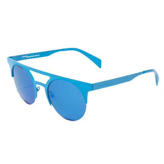 Italia Independent Blue Metal Sunglasses – Stylish Unisex Design