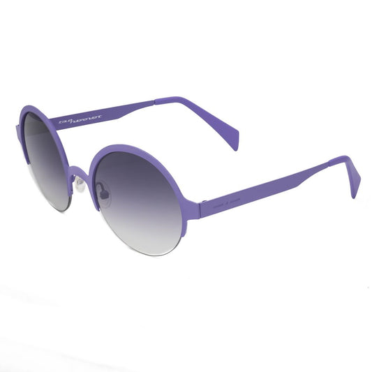 Italia Independent Unisex Purple Metal Sunglasses