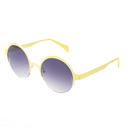 Italia Independent Unisex Sunglasses – Yellow Metal Frame