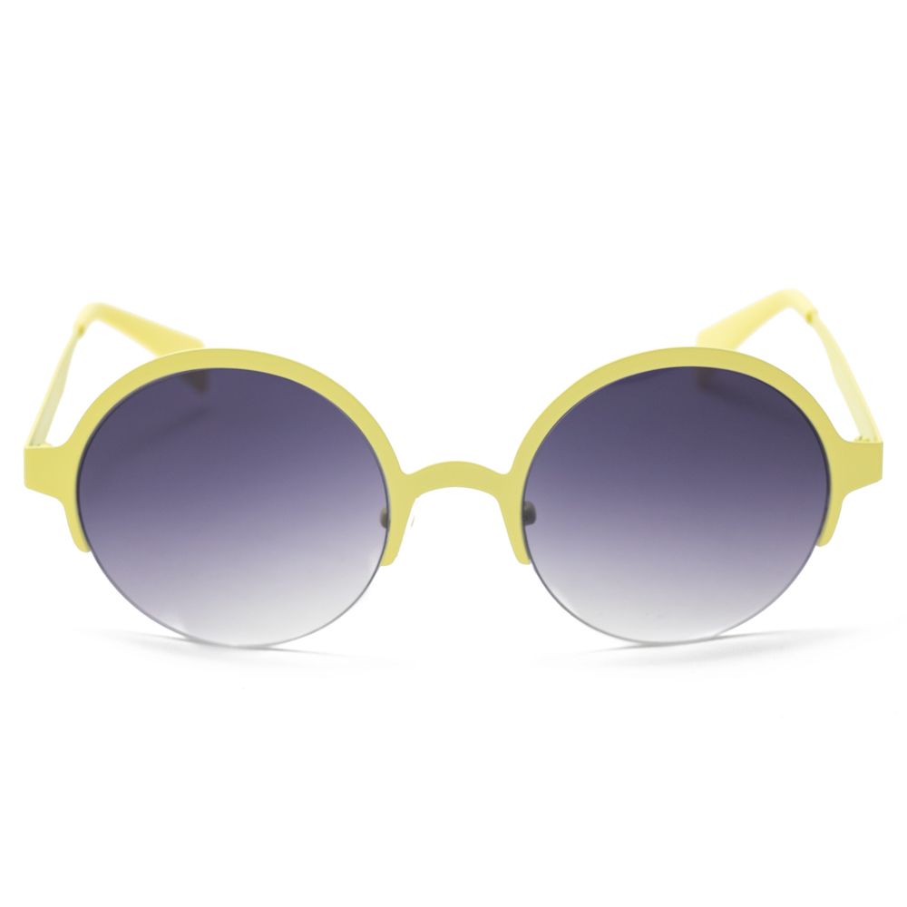 Italia Independent Unisex Sunglasses – Yellow Metal Frame