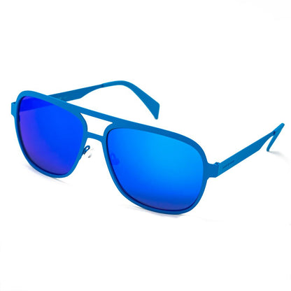 Italia Independent Blue Metal Sunglasses – Stylish Design with Full UV Protection