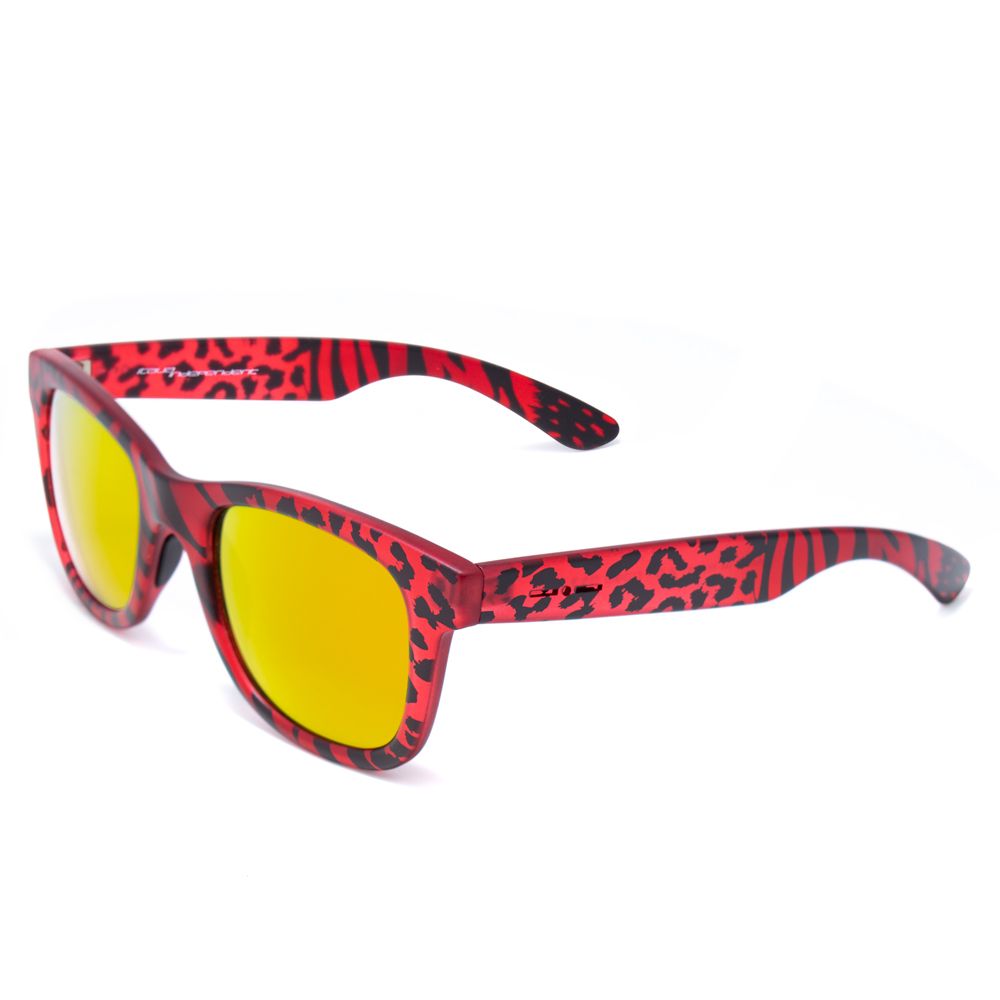 Italia Independent Unisex Sunglasses – Red Acetate Frame