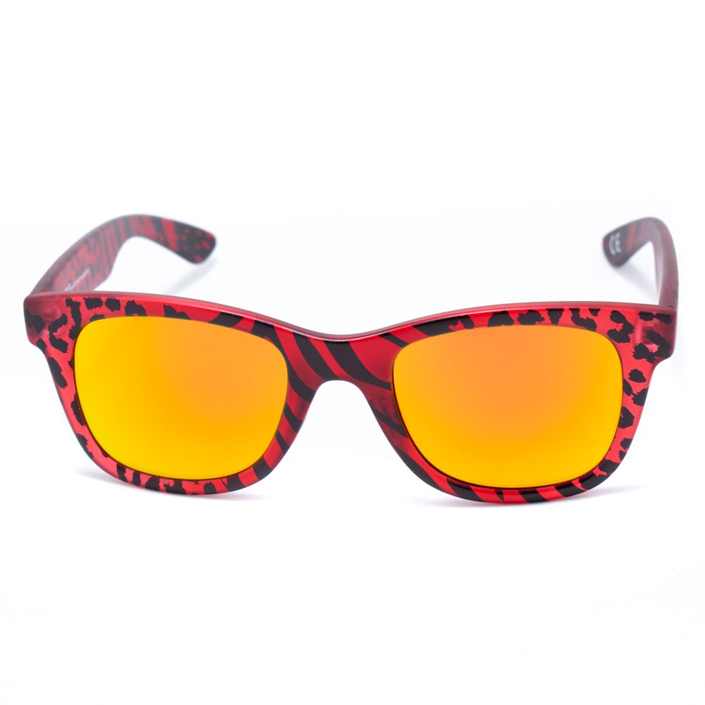 Italia Independent Unisex Sunglasses – Red Acetate Frame
