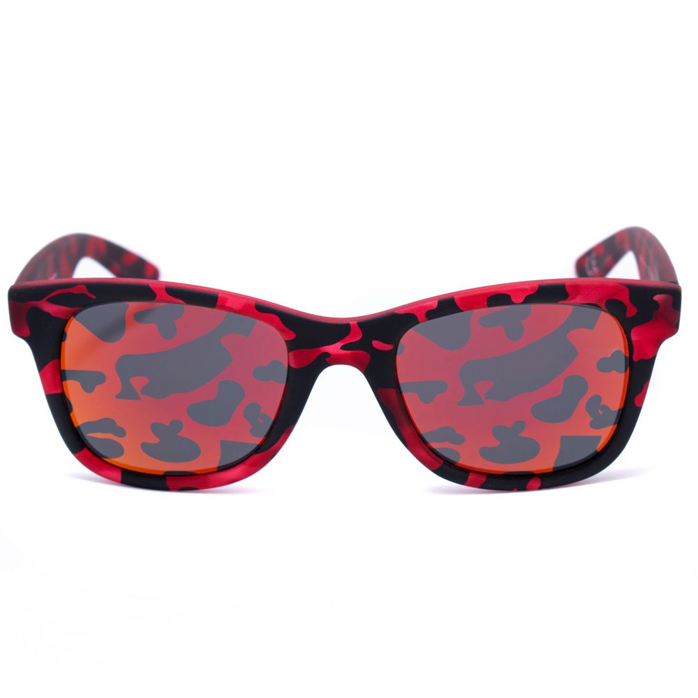 Italia Independent Unisex Sunglasses – Red Acetate Frame