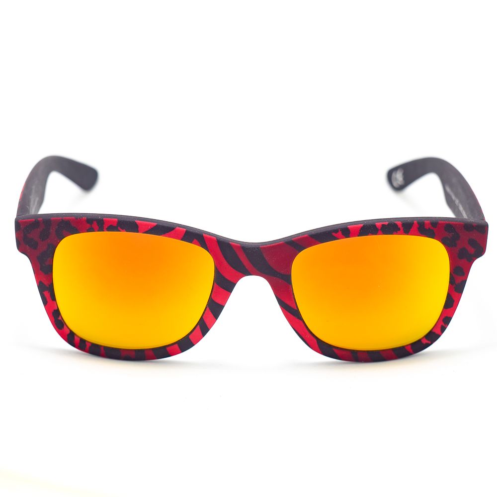 Italia Independent Unisex Sunglasses – Red Acetate Frame
