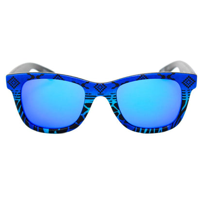 Italia Independent Unisex Sunglasses – Blue Acetate, 50mm Lens