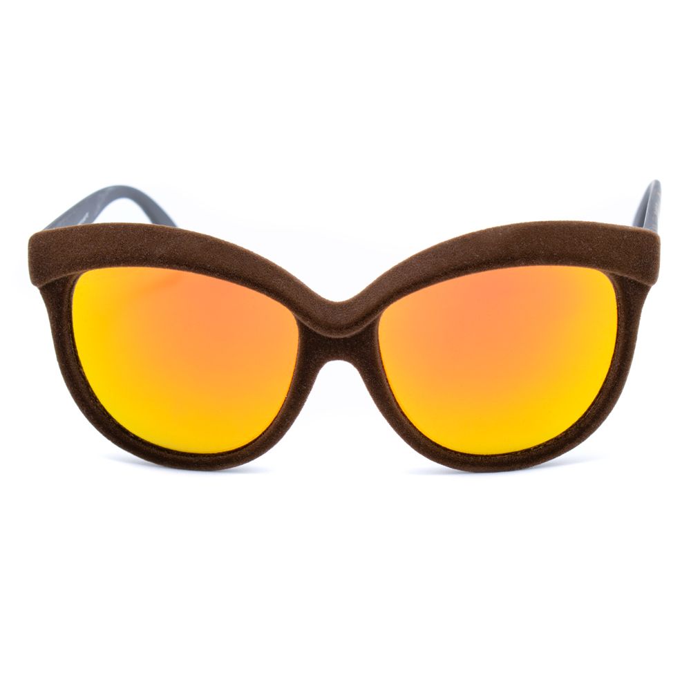 Italia Independent Women’s Sunglasses – Brown Acetate, Mineral Lenses