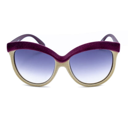 Italia Independent Women’s Sunglasses – Purple Acetate Frame, Mineral Lenses