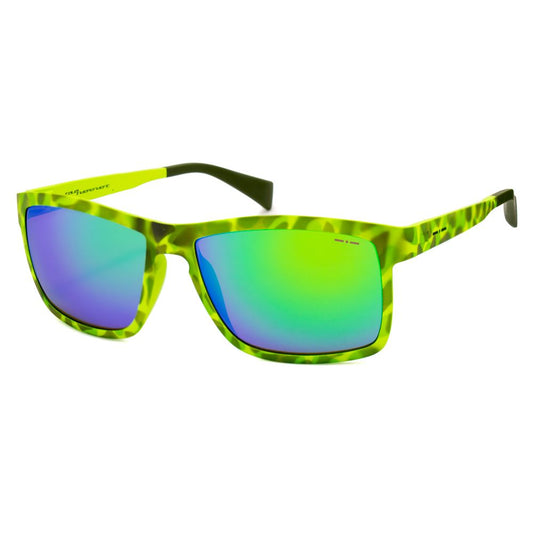 Italia Independent Green Acetate Sunglasses – Stylish Protection