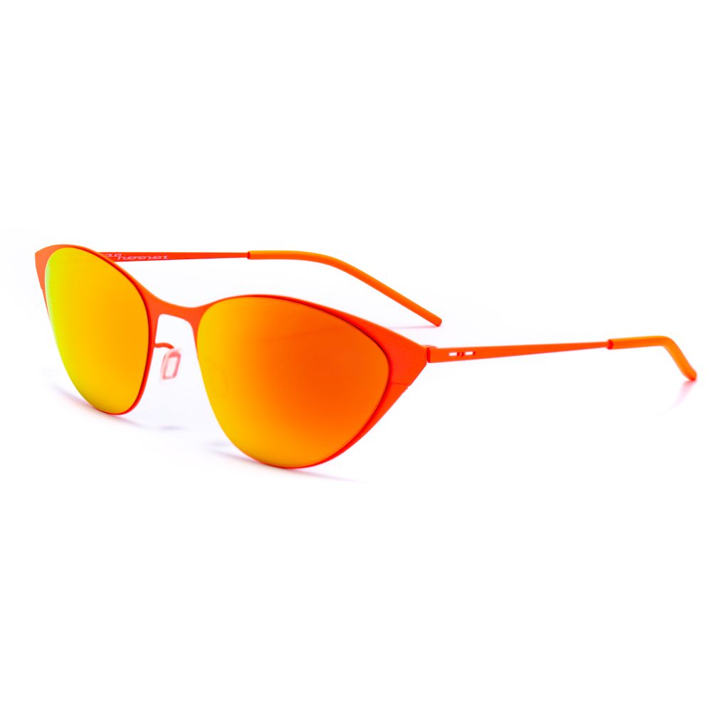 Italia Independent Women’s Sunglasses – Orange Metal Frame, 55mm Lenses