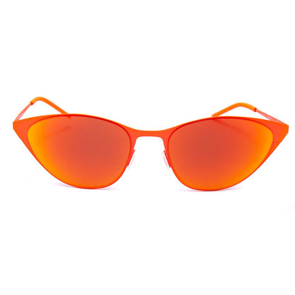 Italia Independent Women’s Sunglasses – Orange Metal Frame, 55mm Lenses