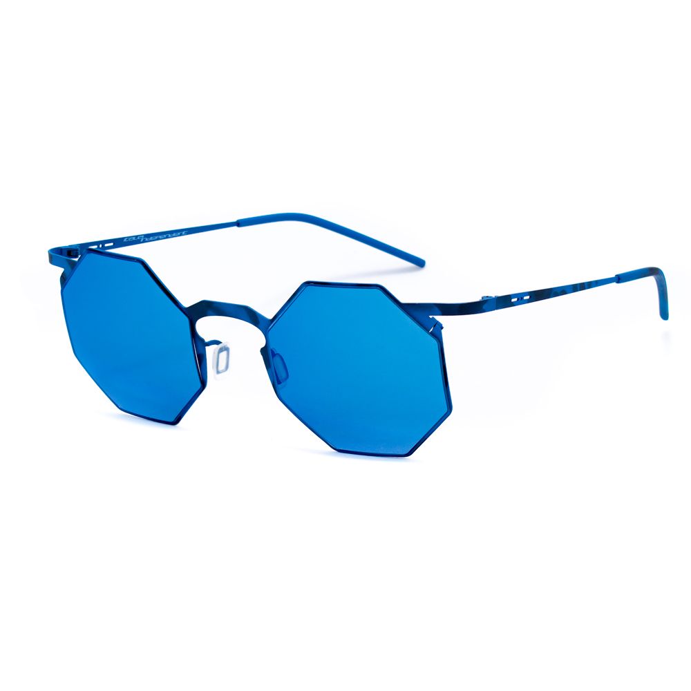 Italia Independent Blue Metal Sunglasses for Unisex Fashion